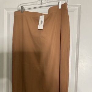 Veronique Camel Skirt Size XL